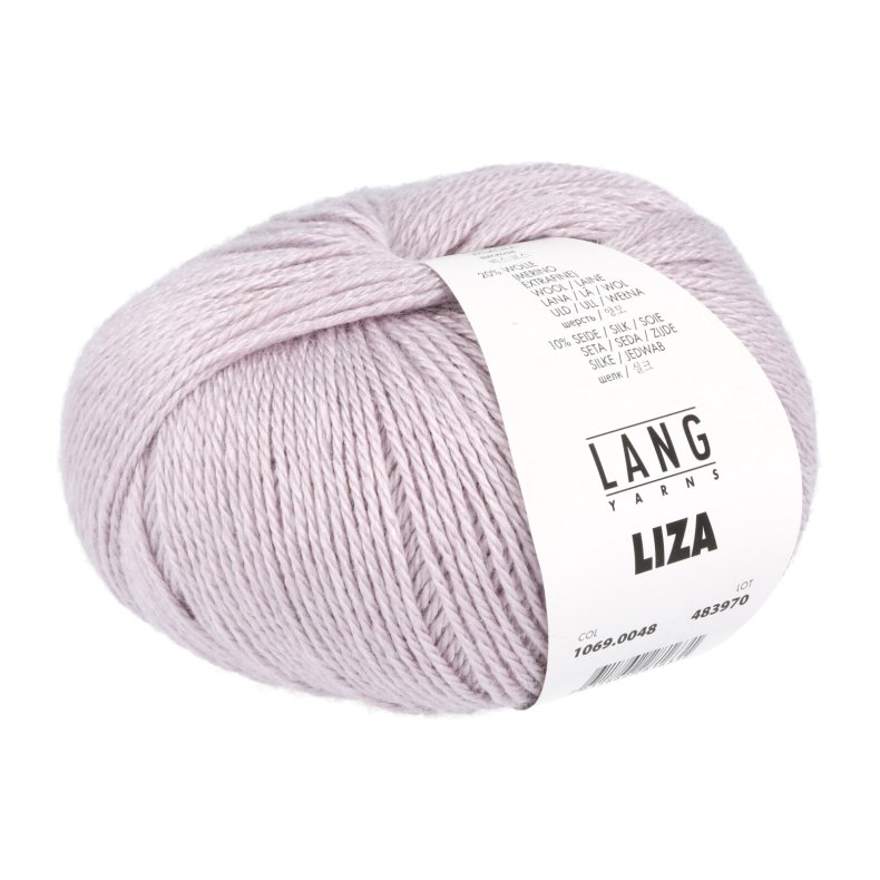 Liza garn 50g. farve Gammelrosa