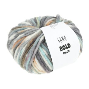 Bold Color garn 100g. farve Rust/Sort/Grn