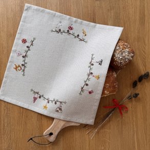 Br�dserviet - julestemning - broderi