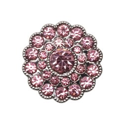Diamant knapper - Pink- 20mm