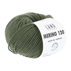 Merino 120 garn 50g. farve nr. 0397 Krokodille Grn