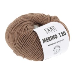 Merino 120 garn 50g. farve nr. 0439 Camel