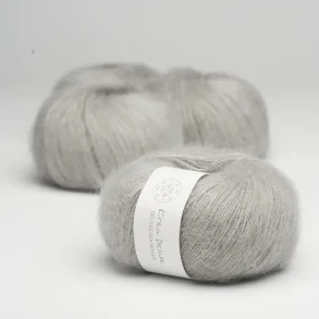 Deluxe Silk Mohair garn 20g. nr. 51 Lysegr