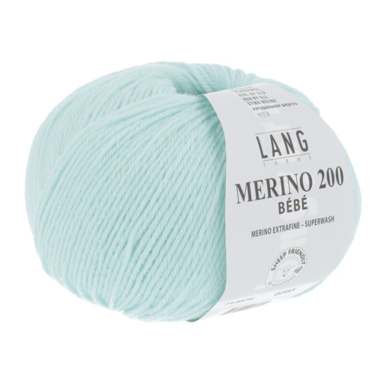 Merino 200 garn 50g. farve nr. 0374 Mint