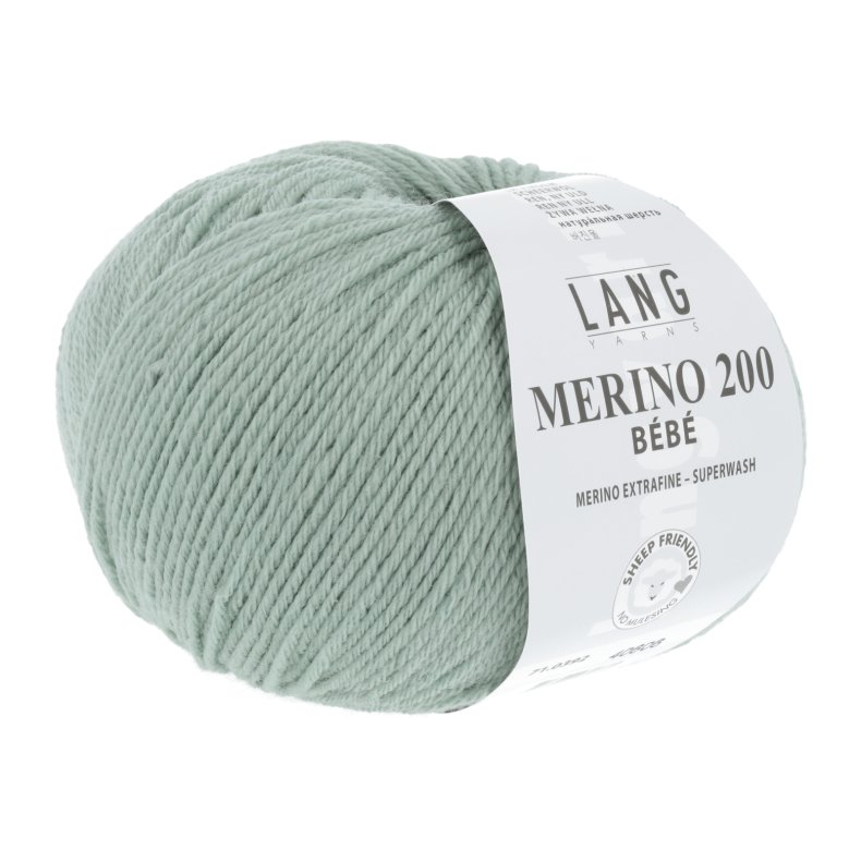 Merino 200 garn 50g. farve nr. 0392 Salvie