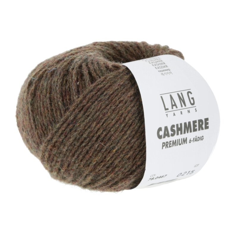 Cashmere Premium garn 25g. farve nr. 0467 Brun melange