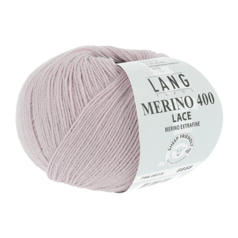 Merino 400 Lace garn 25g. farve nr. 0019 Lyserd