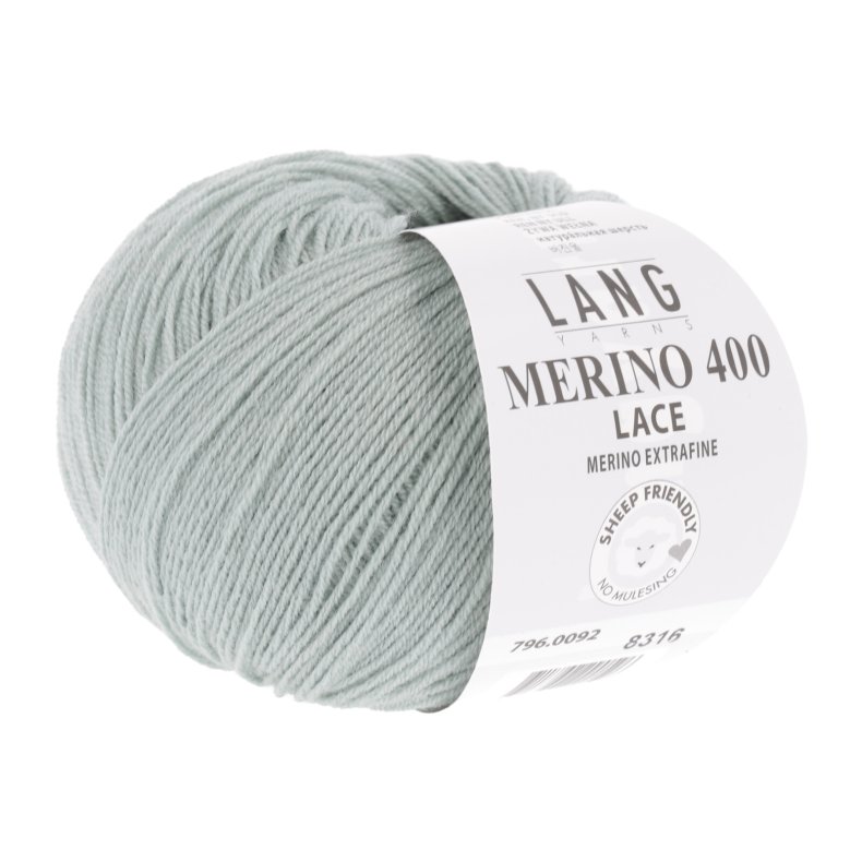 Merino 400 Lace garn 25g. farve nr. 0092 Salvie