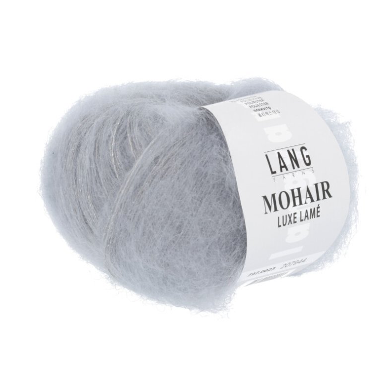 Mohair Luxe Lam garn 25g. farve nr. 0023 Slv