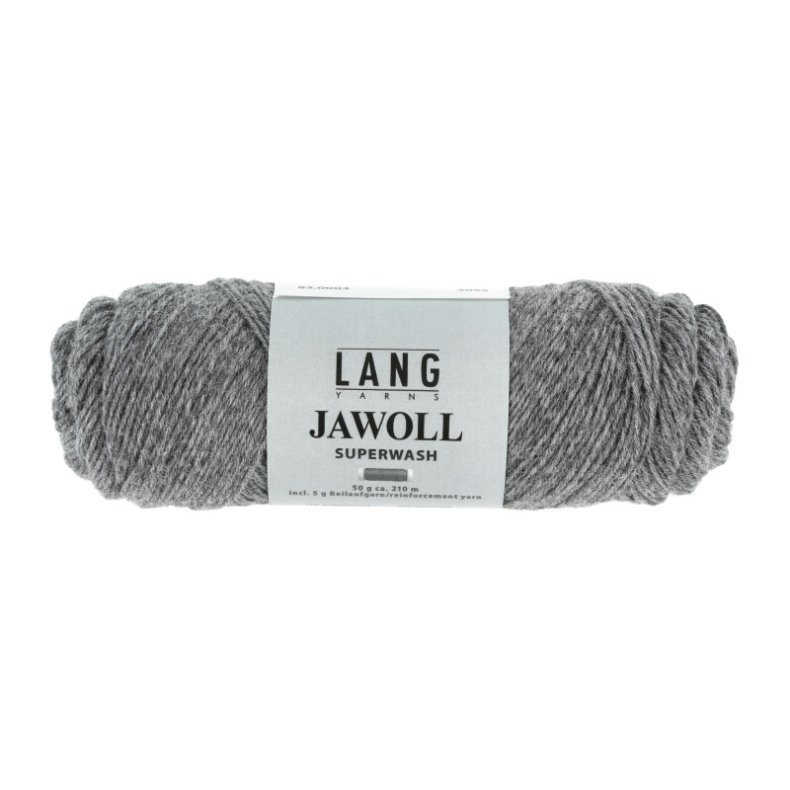 Jawoll garn 50g. farve nr. 0003 Mrkegr meleret