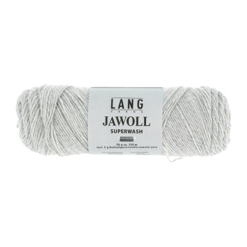 Jawoll garn 50g. farve nr. 0023 Lysegr Melange