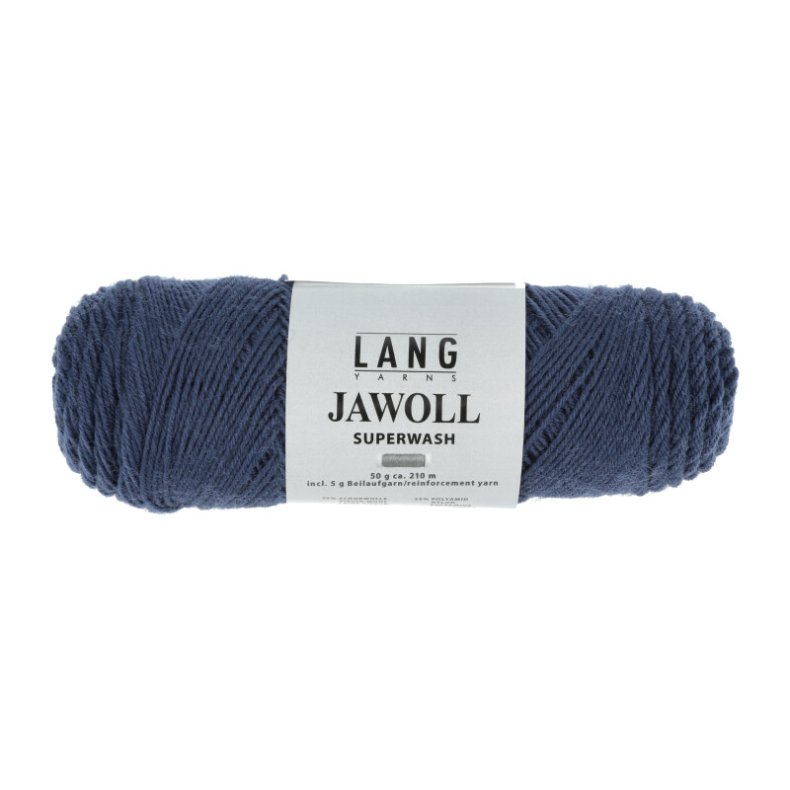 Jawoll garn 50g. farve nr. 0033 Mrk jeans