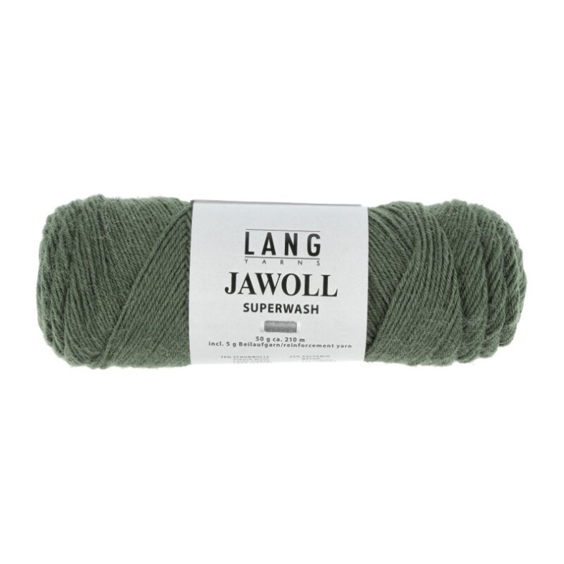 Jawoll garn 50g. farve nr. 0098 Oliven