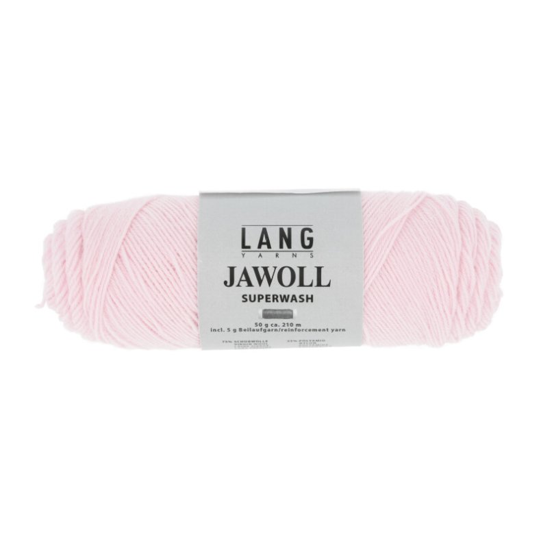 Jawoll garn 50g. farve nr. 0109 Lys rose