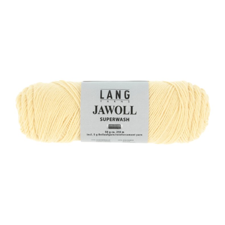 Jawoll garn 50g. farve nr. 0213 Lys gul