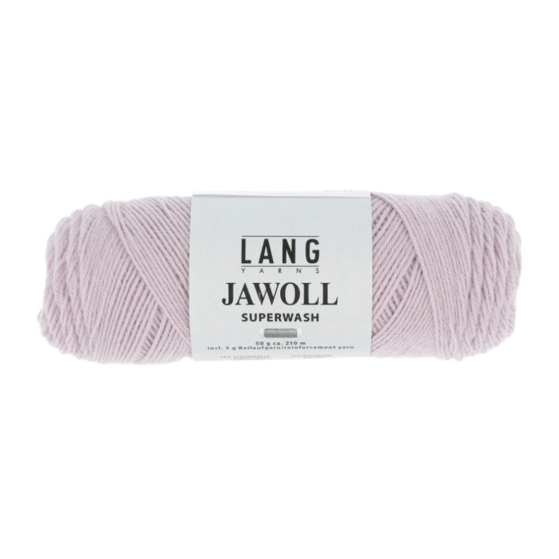 Jawoll garn 50g. farve nr. 0219 Bleg rosa