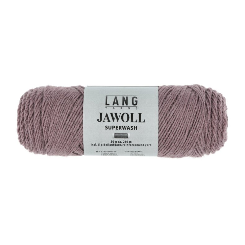 Jawoll garn 50g.  farve nr. 0348 Mrk dusky pink