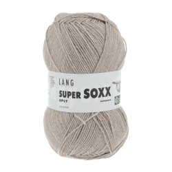Super Soxx 6-ply garn 150g. farve nr. 0022 Sandmeleret