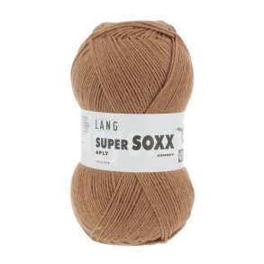Super Soxx 6-ply garn 150g. farve nr. 0039 Camel