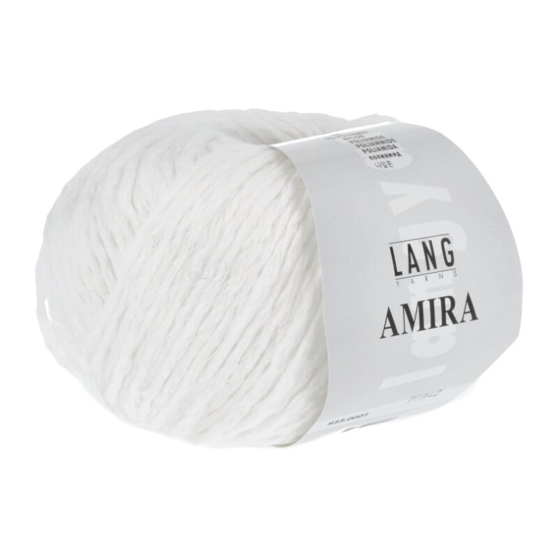 Amira garn 50g. farve nr. 0001 Hvid