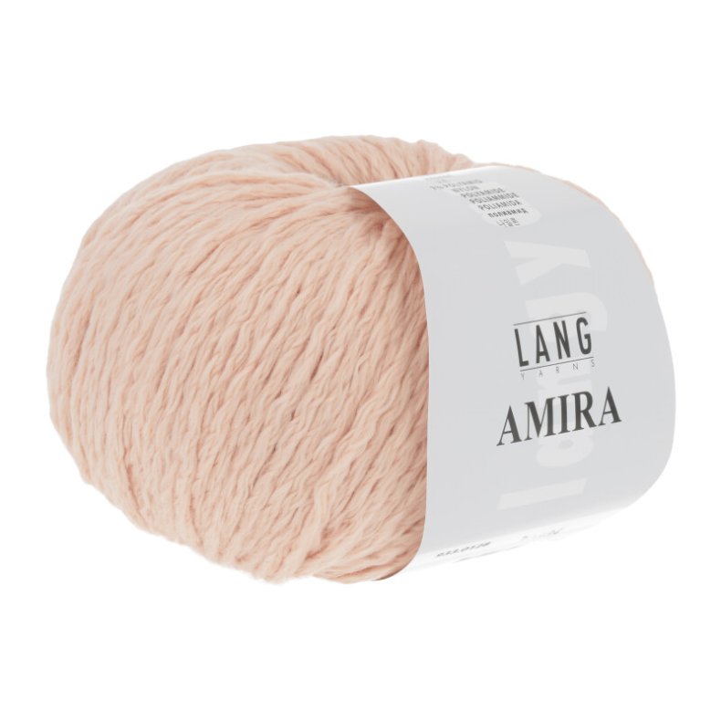 Amira garn 50g. farve nr. 0128 Lys Laksefarve