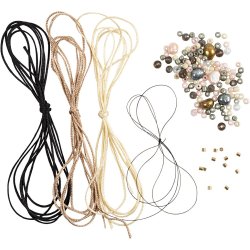Mini DIY Kit Smykker - Armbnd med knyttet ls