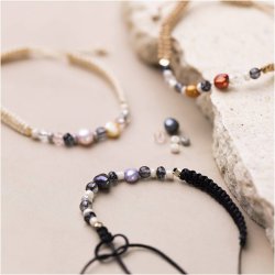 Mini DIY Kit Smykker - Armbnd med knyttet ls