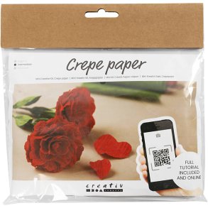 Mini DIY Kit Crepepapir - Roser