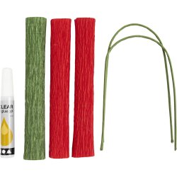 Mini DIY Kit Crepepapir - Roser