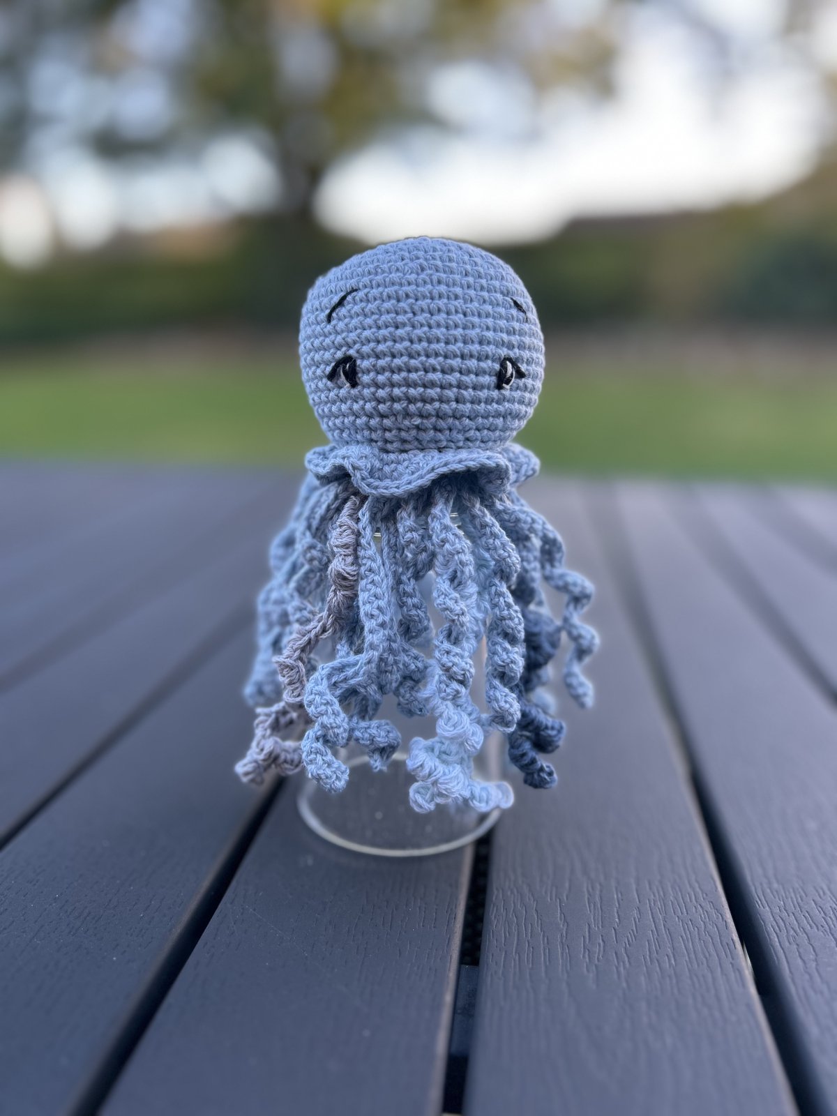 Sprutte - blå - Til baby - Handmade by Hjort