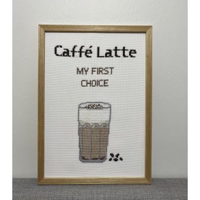 Caff Latte - billede - broderi