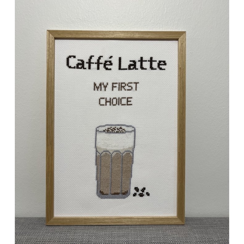 Caff Latte - billede - broderi