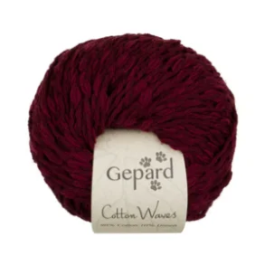 Cotton Waves garn farve nr. 472 - deep cherry