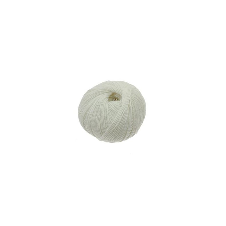 Cottonwool 3 garn 50g. Rhvid farve nr. 101