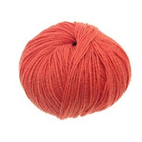 Cottonwool 3 garn 50g. Koral farve nr. 208