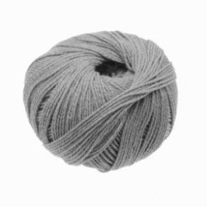 Cottonwool 3 garn 50g. Lys gr farve nr. 506