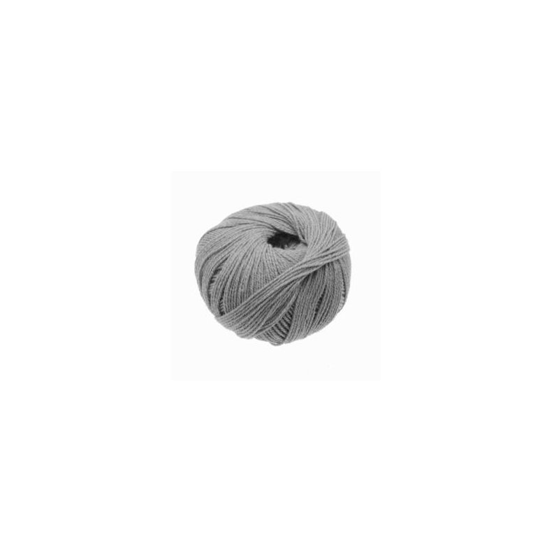 Cottonwool 3 garn 50g. Lys gr farve nr. 506