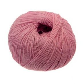 Cottonwool 3 garn 50g. Gammel Rosa farve nr. 816
