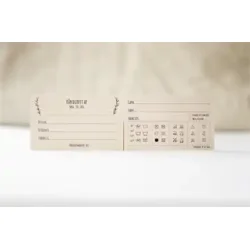 Gavemrker / vaskeanvisning