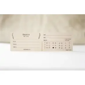 Gavemrker / vaskeanvisning