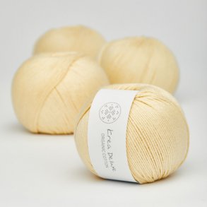 Organic cotton garn 50g nr. 4 Lysegul