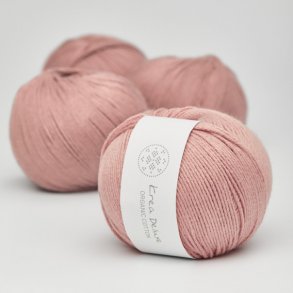 Organic cotton garn 50g nr. 10 Varm rosa