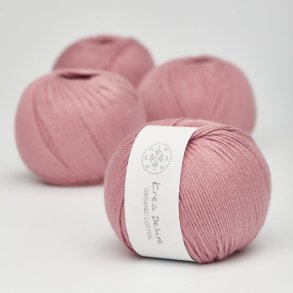 Organic cotton garn 50g nr. 13 Lys pink