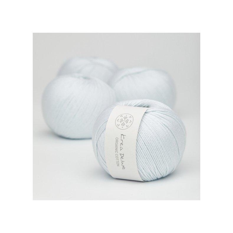 Organic cotton garn 50g nr. 20 Lysebl