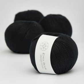 Organic cotton garn 50g nr. 28 Sort