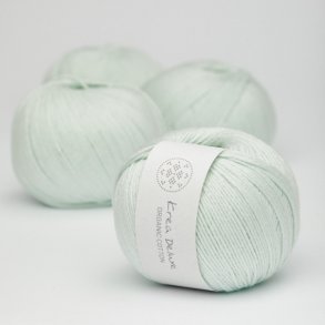 Organic cotton garn 50g nr. 31 Lys mintgrn