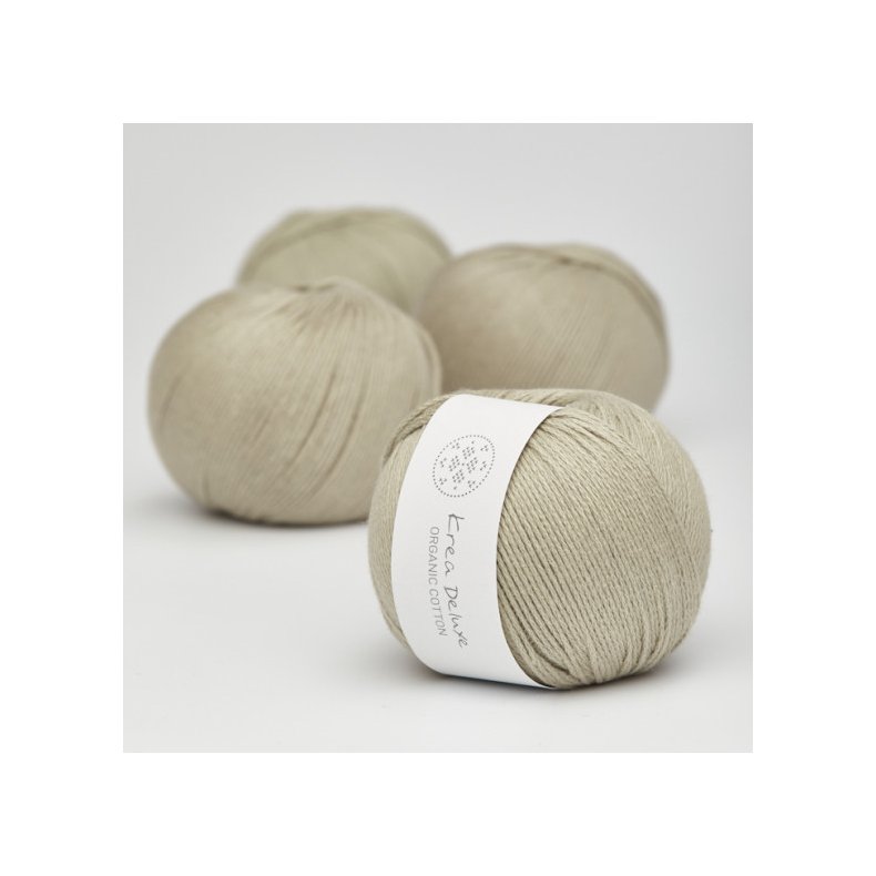 Organic cotton garn 50g nr. 39 Khaki grn