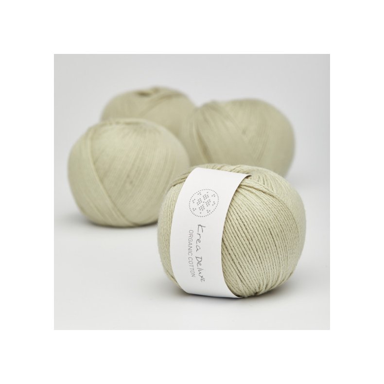 Organic cotton garn 50g nr. 40 Lysegrn