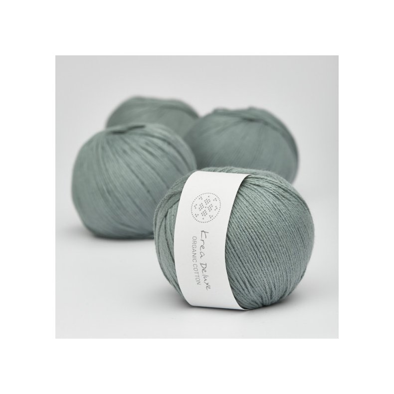 Organic cotton garn 50g nr. 41 Eucalyptus