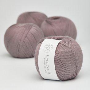 Organic cotton garn 50g nr. 44 Stvet lavendel